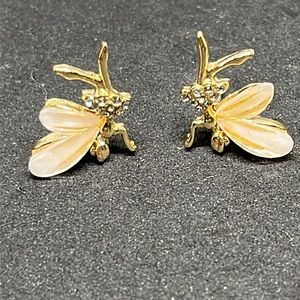 Earrings‎ bee rhinestone